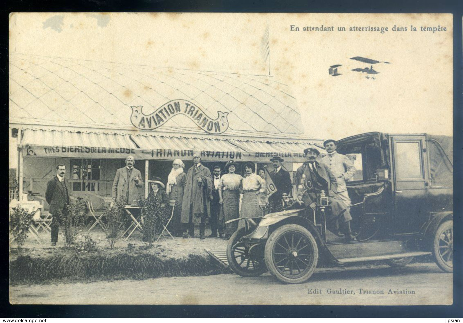 Cpa Du 78 Toussus Le Noble -- En Attendant Un Atterrissage Dans La Tempête -- Aviation Trianon    LANR115 - Toussus Le Noble