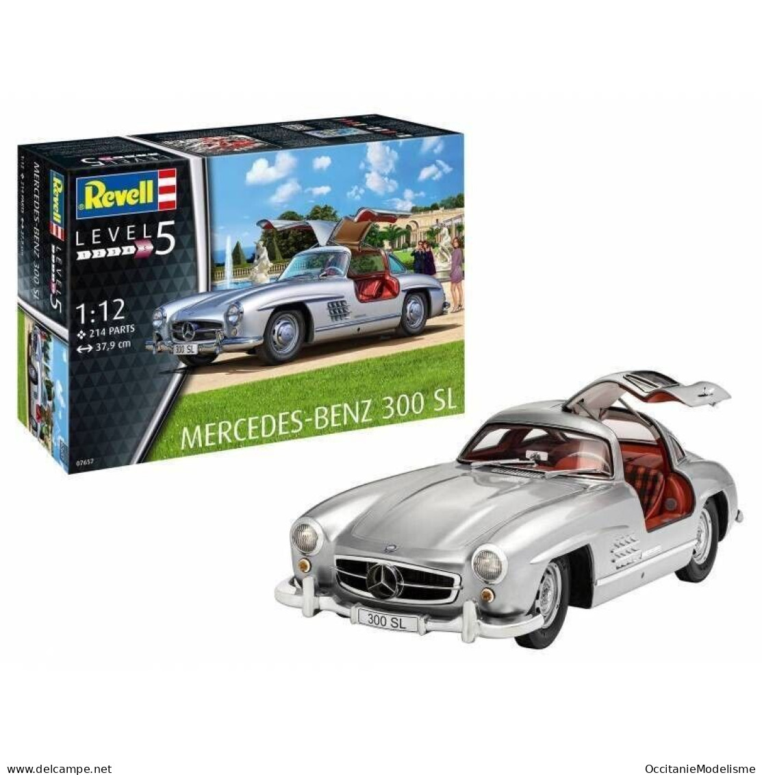 Revell - MERCEDES-BENZ 300 SL Maquette Kit Plastique Réf. 07657 Neuf NBO 1/12 - Voitures