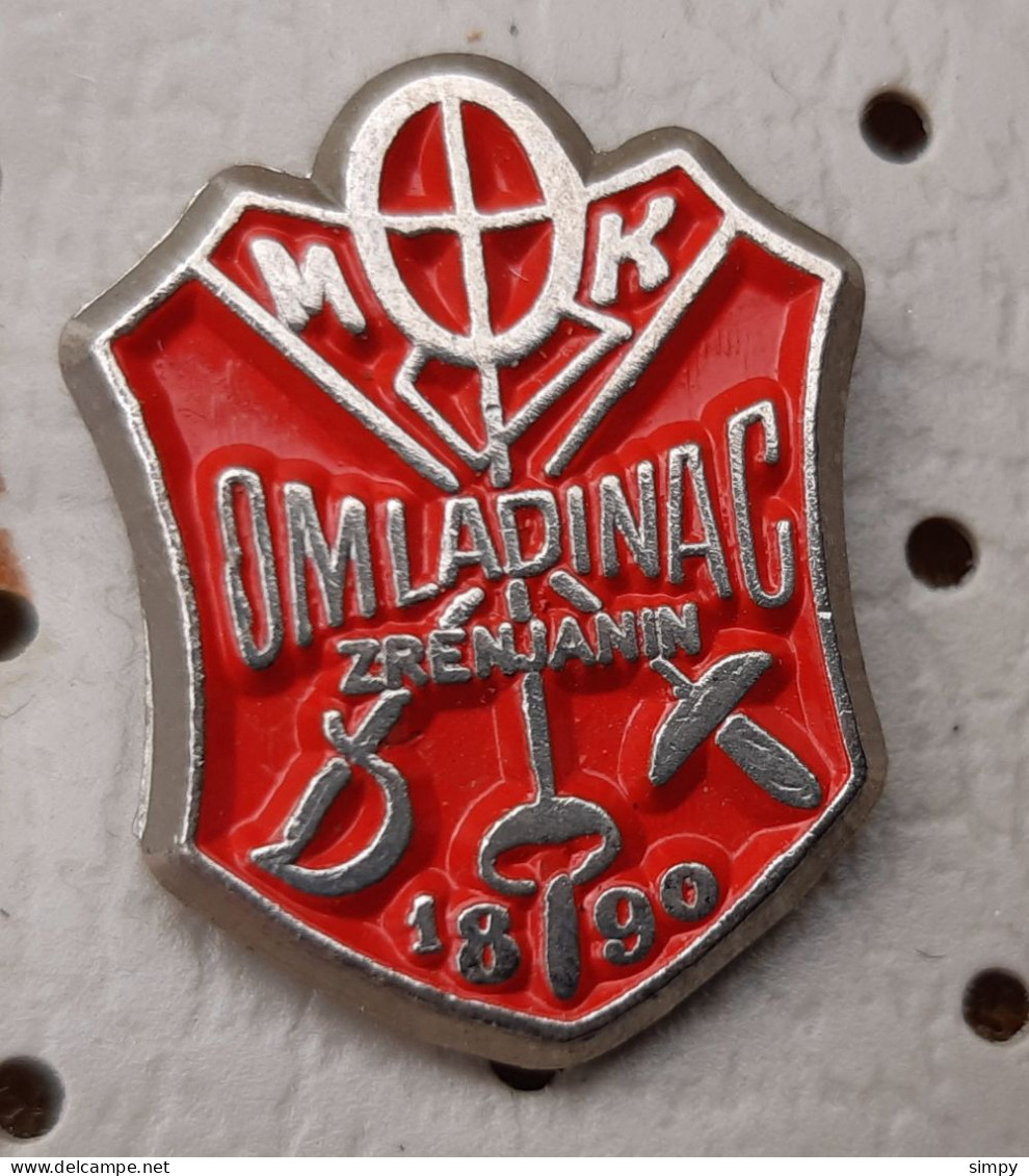 FENCING Club Omladinac Zrenjanin Serbia Ex Yugoslavia Pin - Scherma