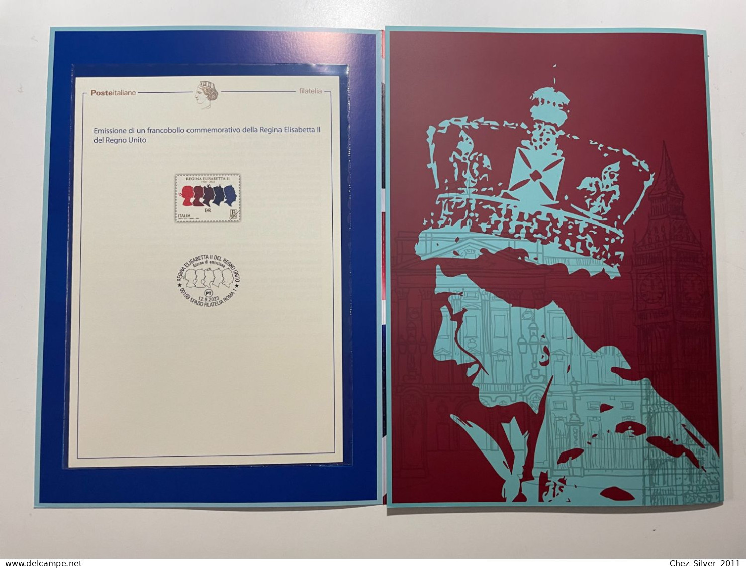 2023 Folder Filatelico Regina Elisabetta II Del Regno Unito - Folder