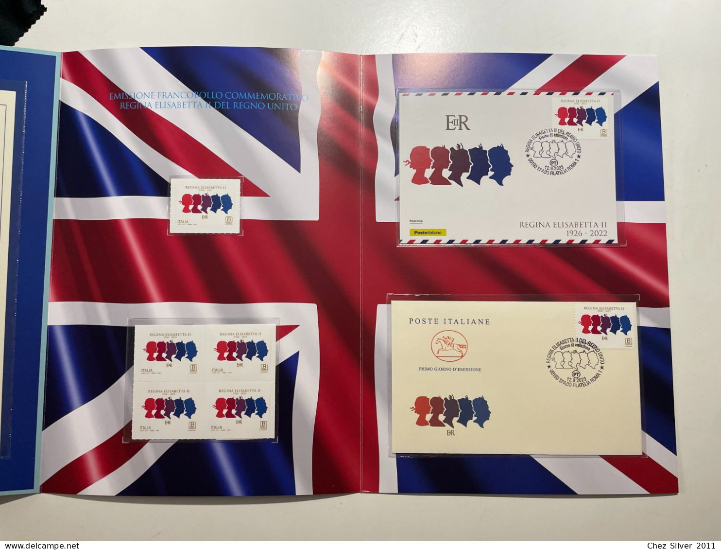 2023 Folder Filatelico Regina Elisabetta II Del Regno Unito - Folder