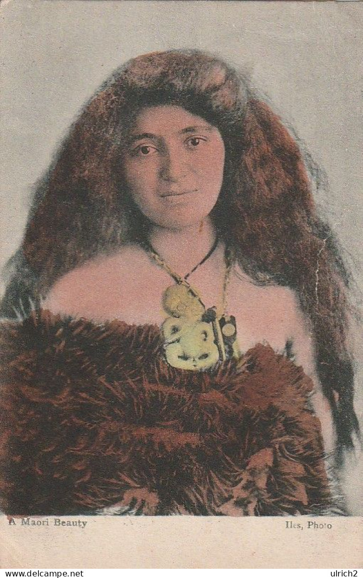 AK A Maori Beauty - New Zealand - 1908 (65776) - Océanie