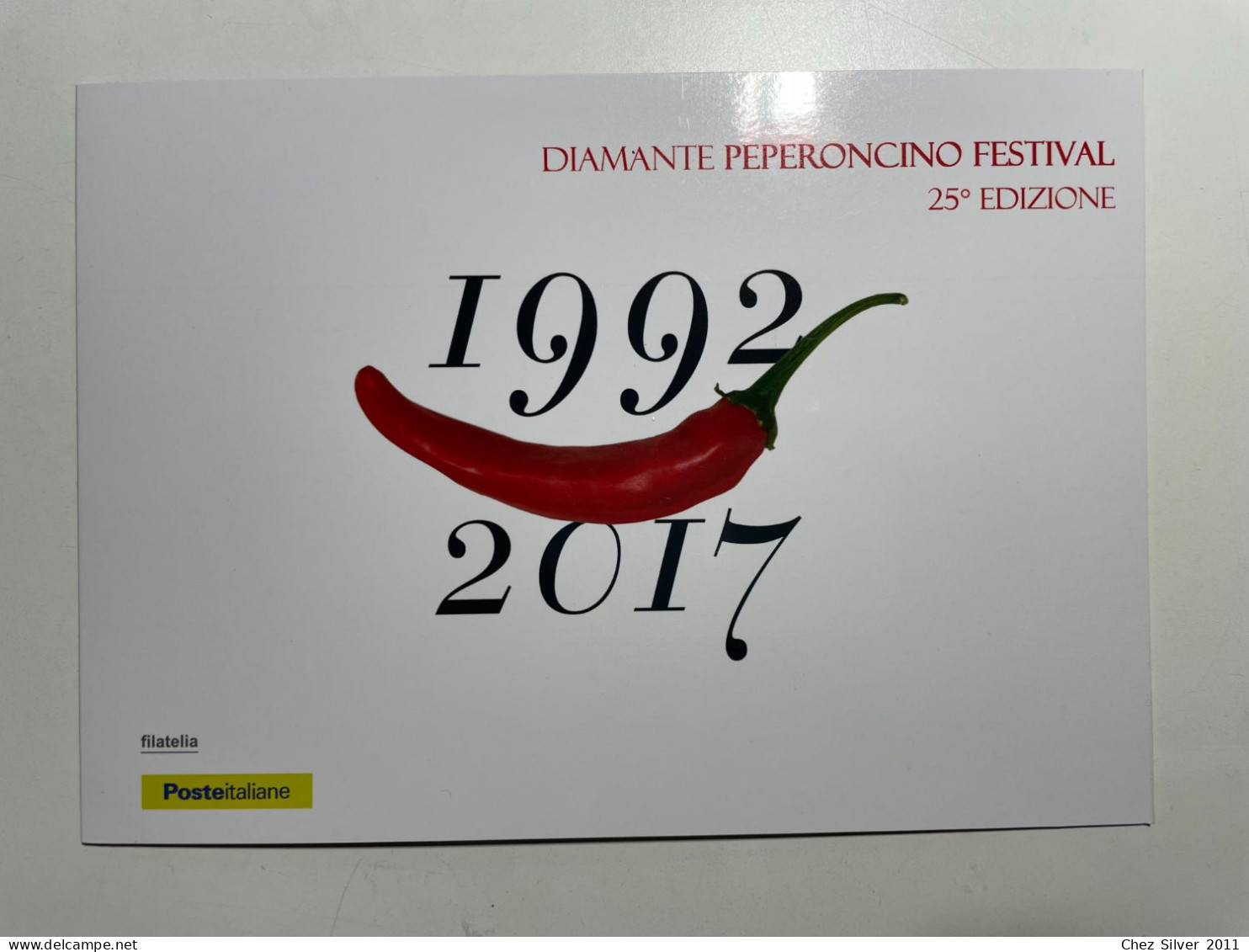 2017 Folder Filatelico Diamante Peperoncino Festival - Folder