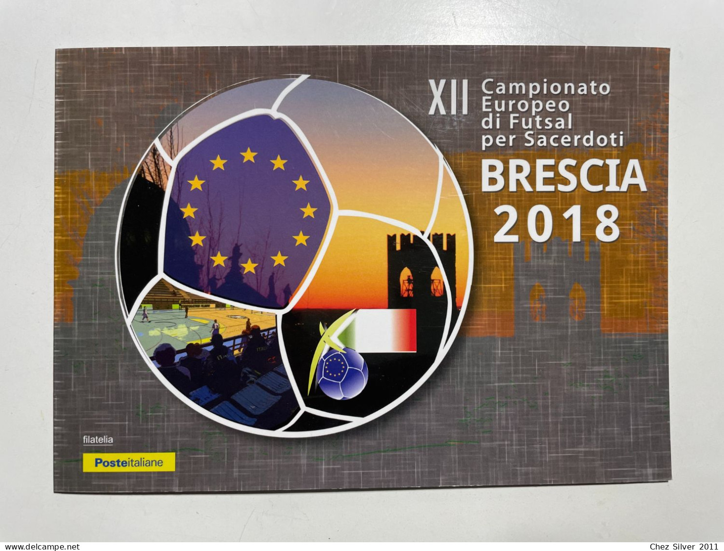 2018 Folder XXI Campionato Europeo Di Futsal Sacerdoti Priests Football CU 545 - Folder
