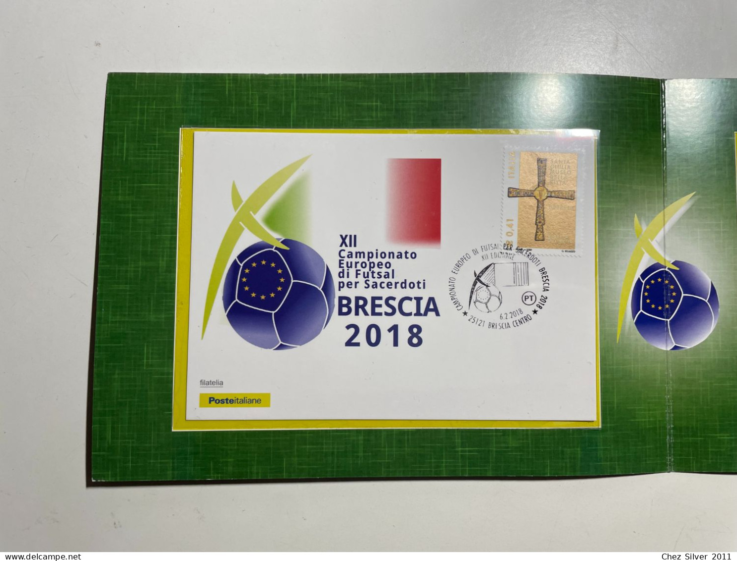 2018 Folder XXI Campionato Europeo Di Futsal Sacerdoti Priests Football CU 545 - Folder