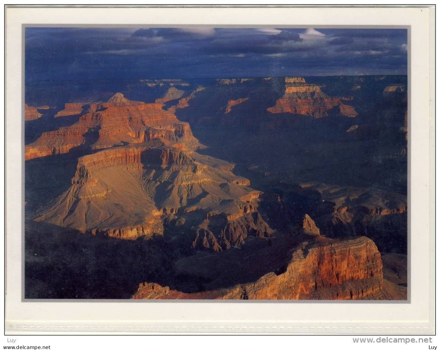 GRAND CANYON - Morning Light On The Rocks,  From Powell Memorial - USA Nationalparks