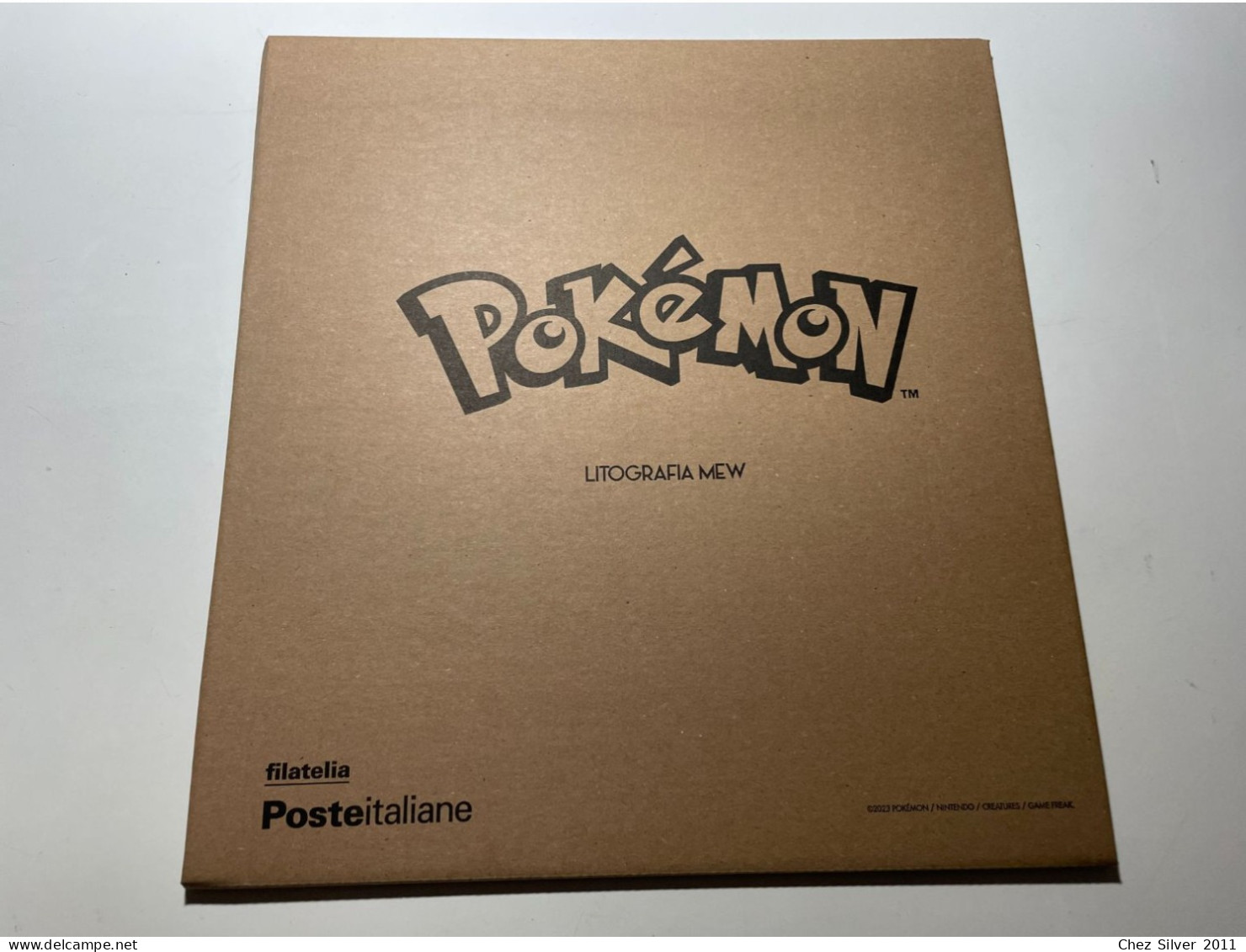 2023 Folder Poste Italiane Pokemon Litografia Mew Nr. 790 Di 1000 - Folder