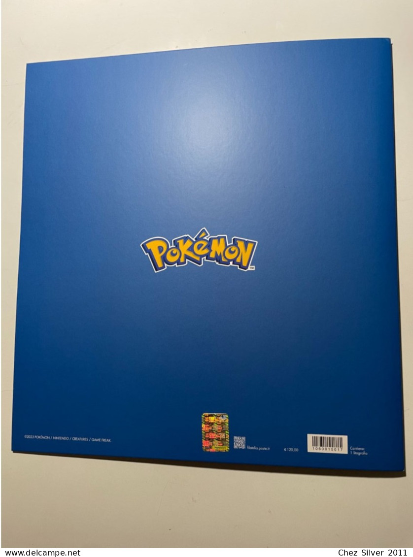 2023 Folder Poste Italiane Pokemon Litografia Mew Nr. 790 di 1000