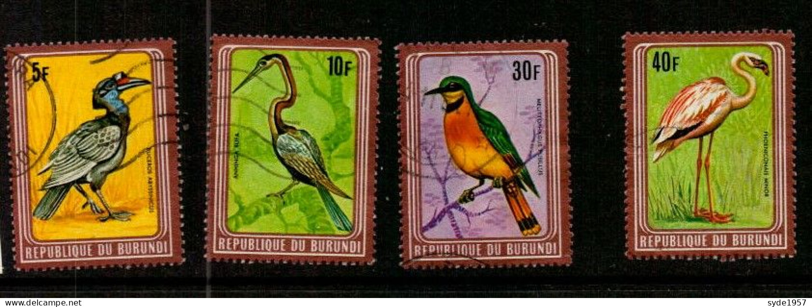 Burundi Oiseau /Birds 6 Timbres - Gebruikt
