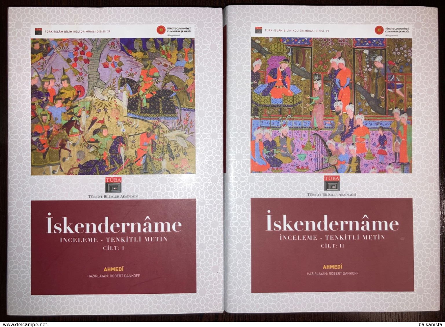 Iskendername Ahmedi Robert Dankoff 2 VOL Ottoman Literature - Cultura