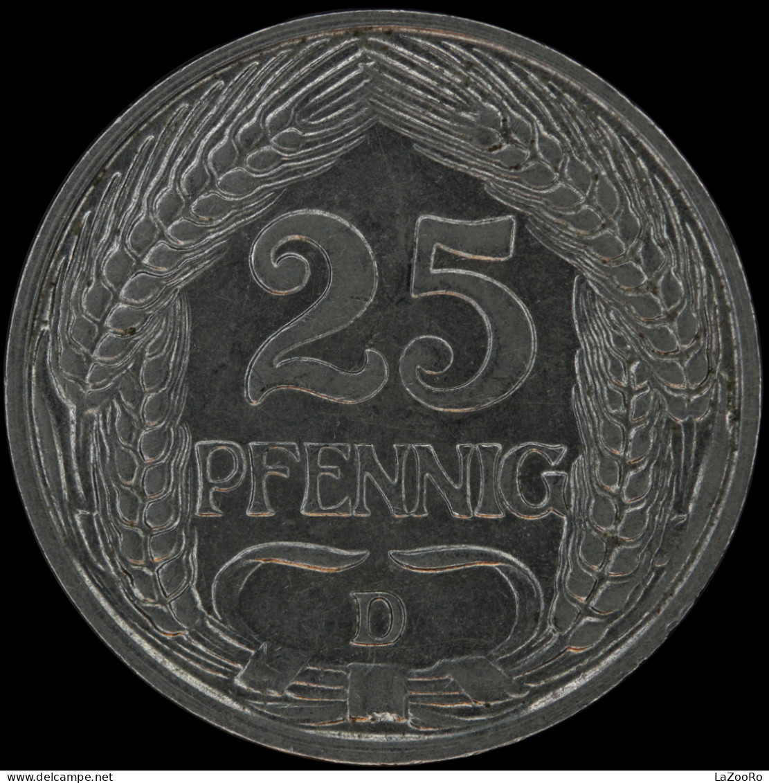 LaZooRo: Germany 25 Pfennig 1910 D XF / UNC - 25 Pfennig