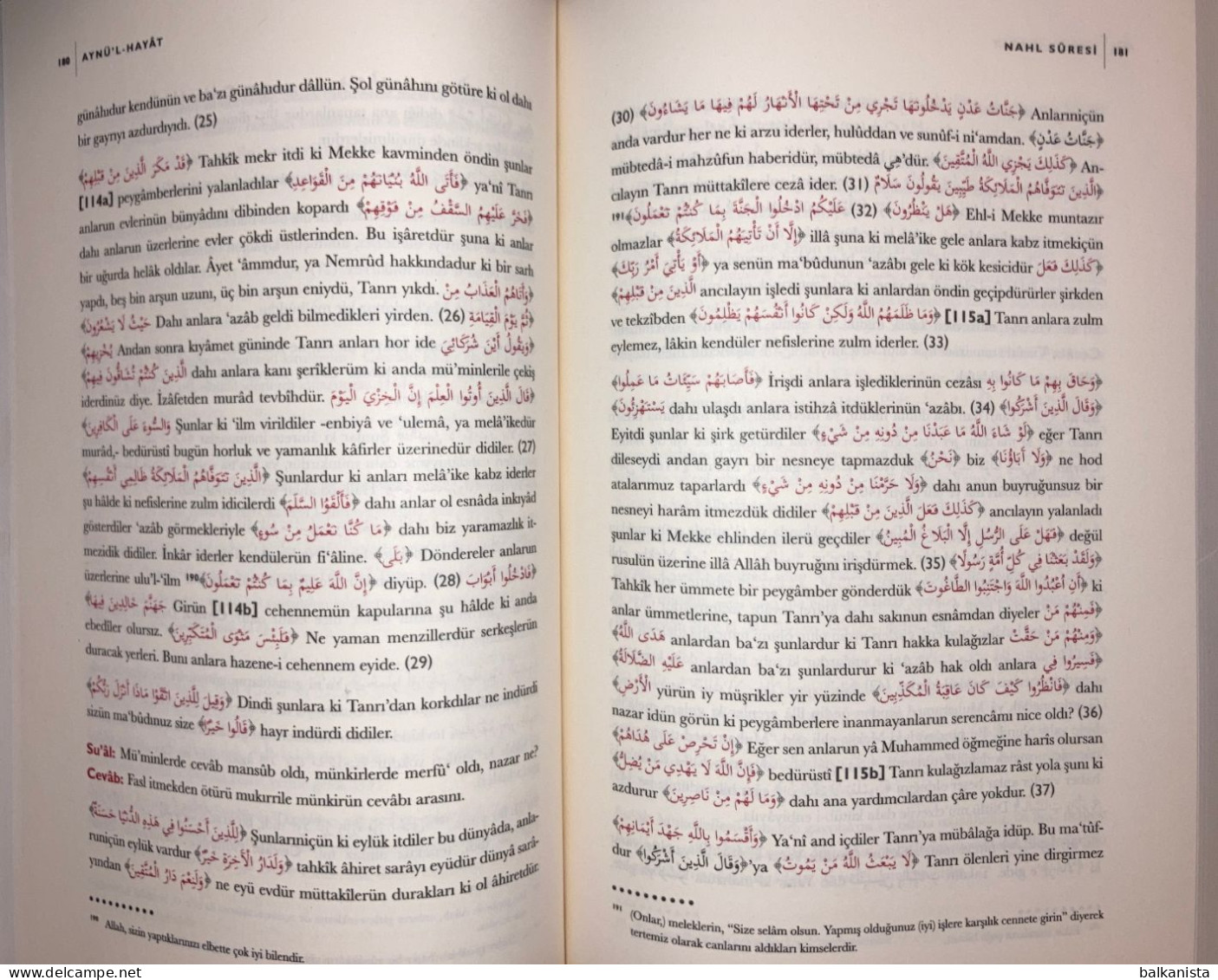 Aynu'l Hayat  Fi Tefsiri Kelam Ilyas B. Muhammed  Turkish Quran Tafsir 3 VOL - Cultura