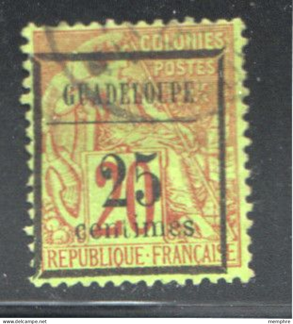 Alphée Dubois 25 Cent. Sur 20 Cent. Yv 5 - Used Stamps