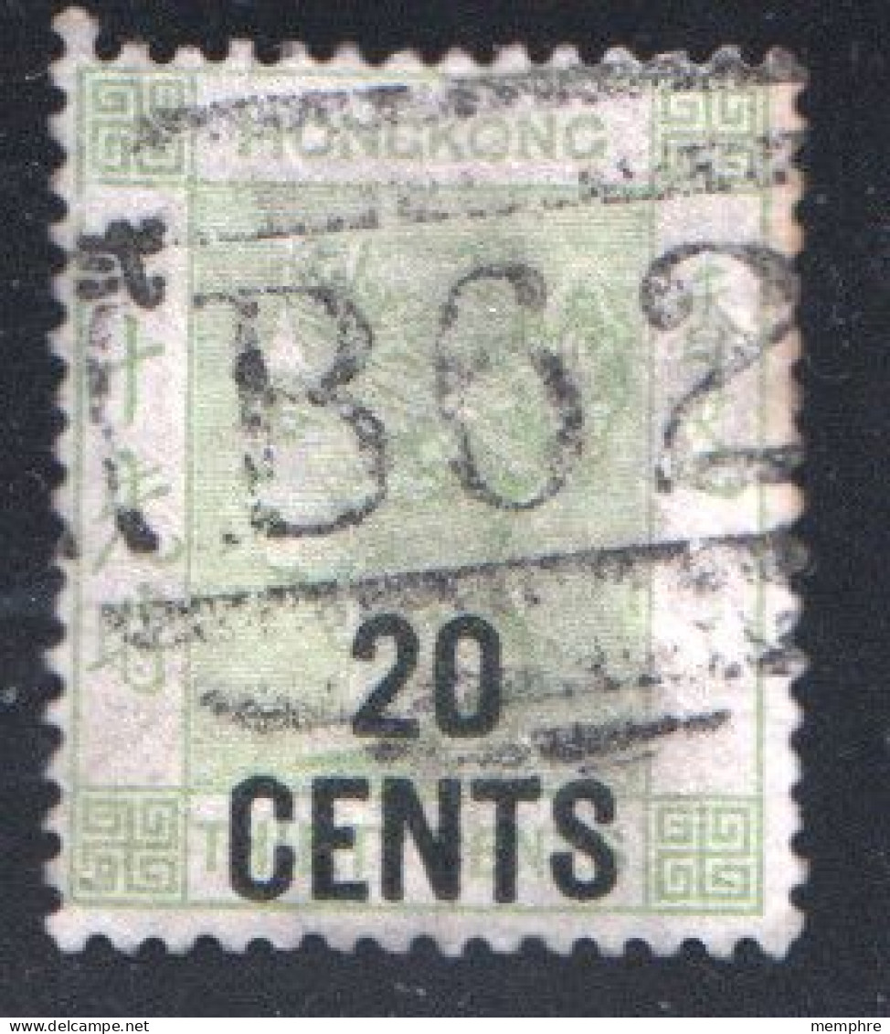 Victoria 20 Cents And Characteer Surcharges On 30 Cents SG 48 - Usati