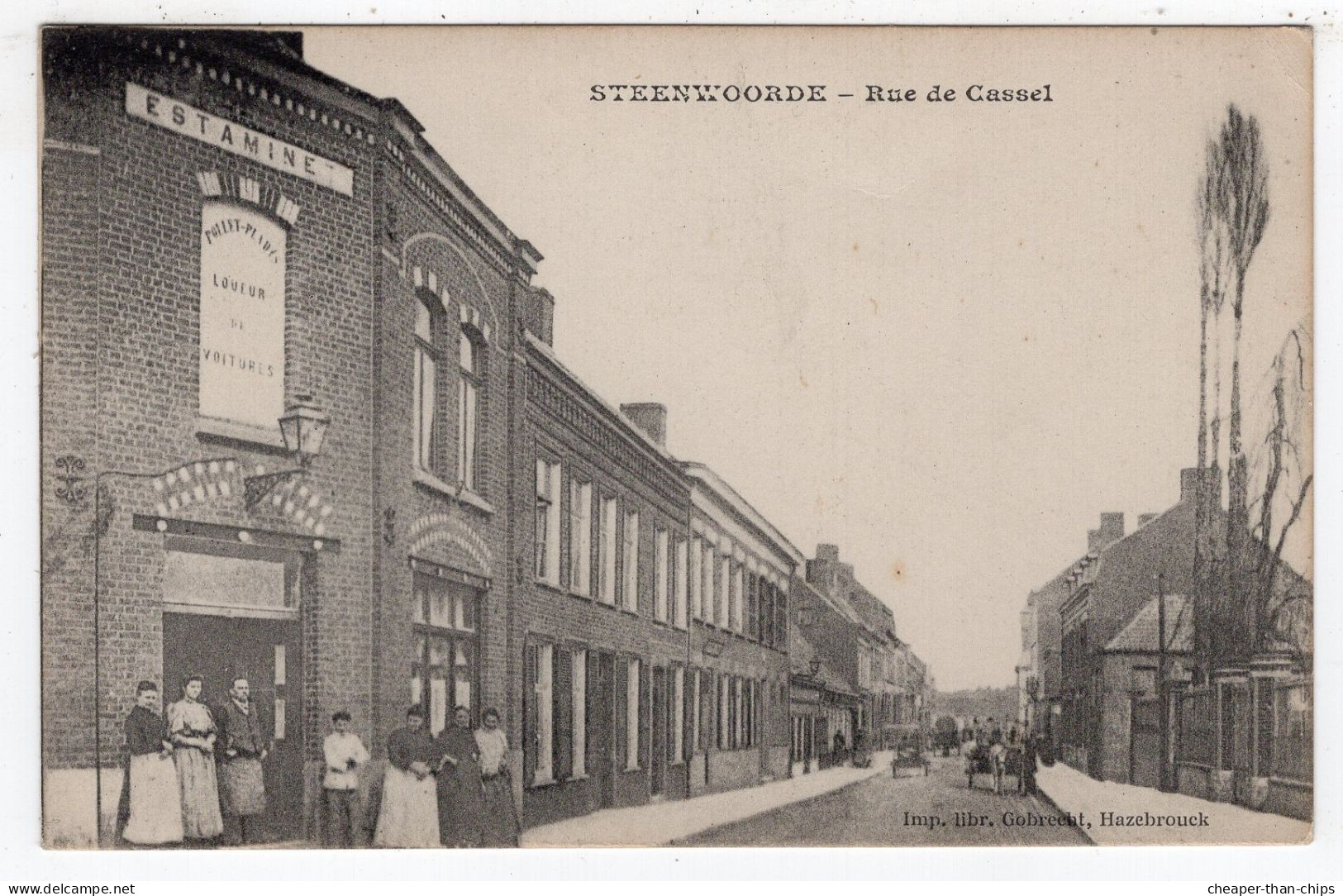 STEENWOORDE - Rue De Cassel - Libr. Gobrecht - Steenvoorde