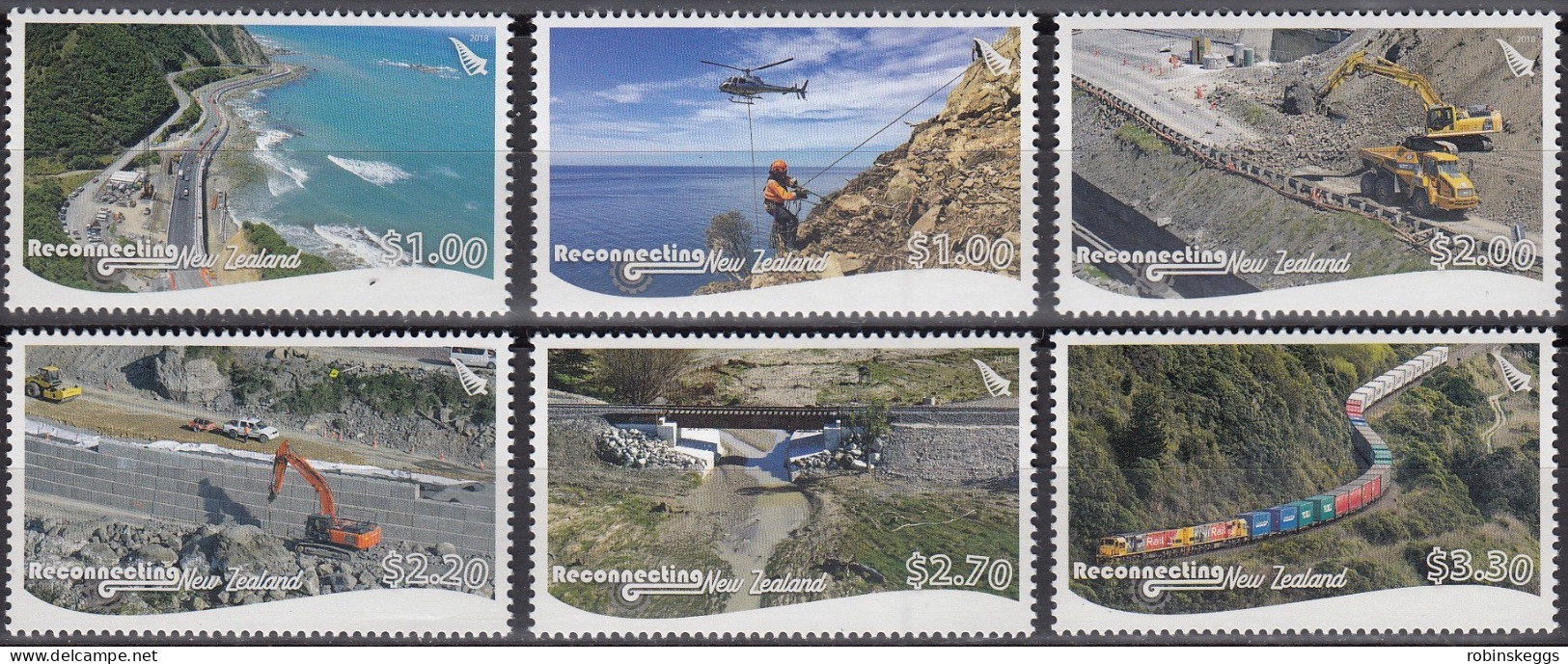 NEW ZEALAND 2018 Reconnecting NZ 2050, Set Of 6 MNH - Autres (Terre)