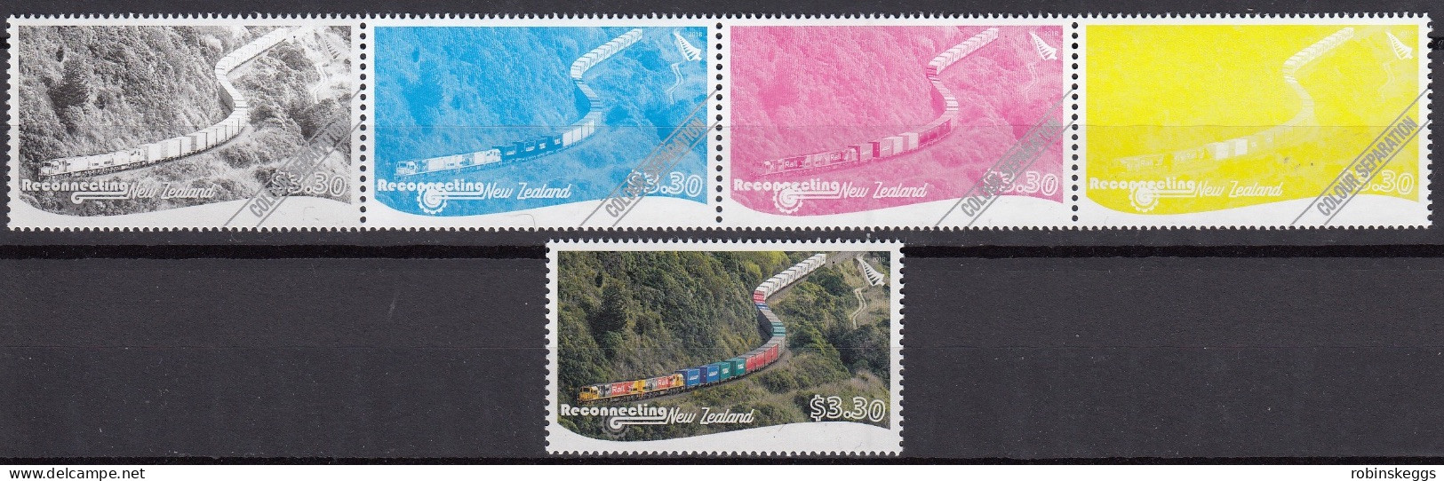 NEW ZEALAND 2018 Reconnecting NZ 2050, $3.30 Colour Separation Proof MNH - Autres (Terre)