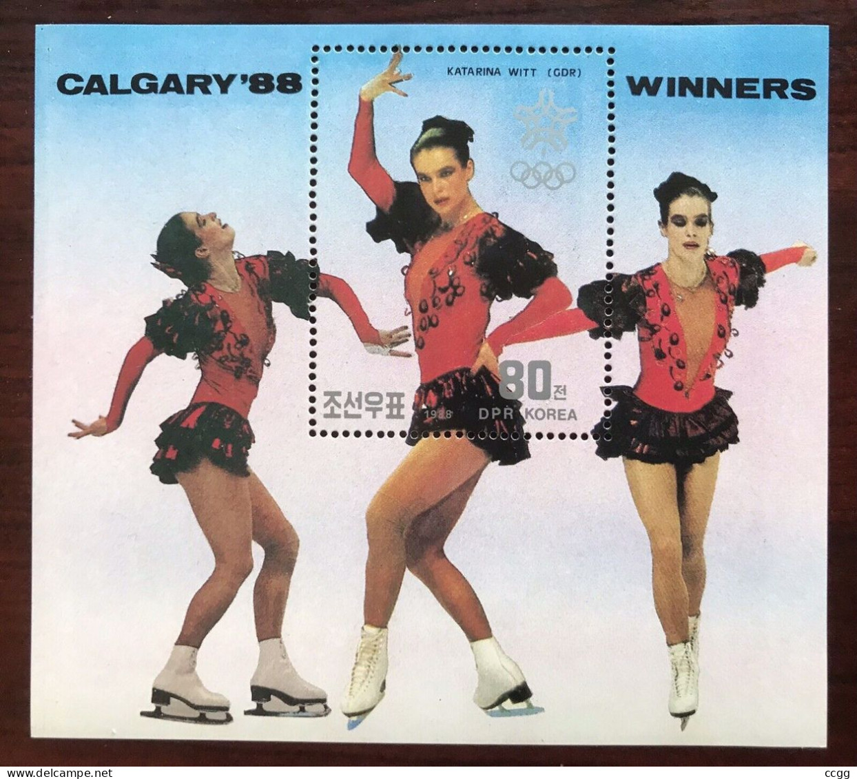 Olymische Spelen 1988 , Korea - Blok Postfris - Winter 1988: Calgary