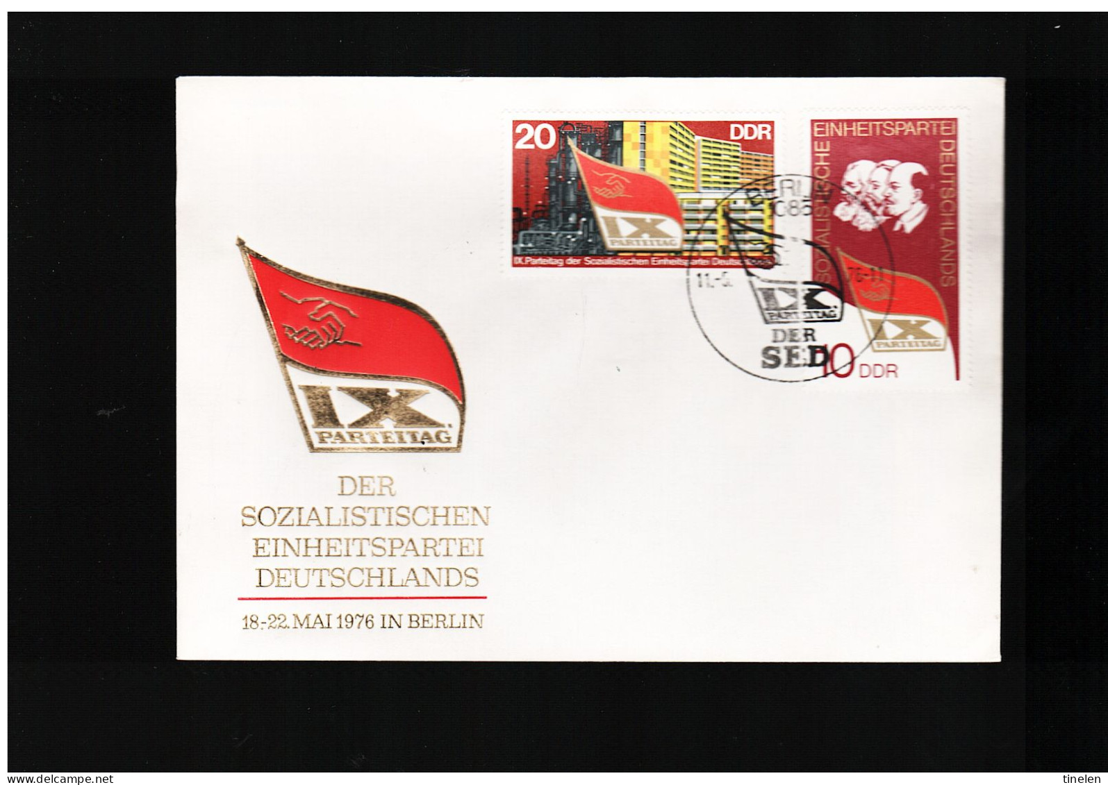 Ddr -germania Est - 1976 Fdc Sed - 1971-1980