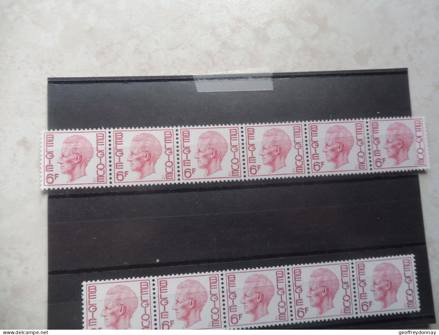 Belgique Belgie Bande Rouleau Rolzegels R 62/63 Parfait Etat Mnh ** Neuf  Baudouin Boudewijn - Coil Stamps