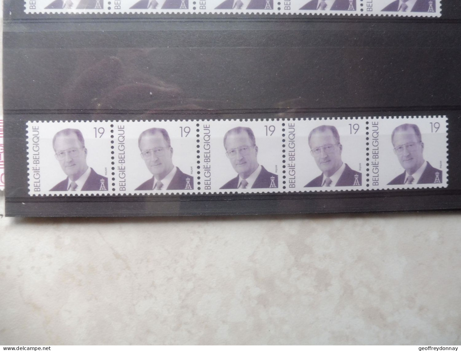 Belgique Belgie Bande Rouleau Rolzegels R 86 Parfait Etat Mnh ** Neuf  Albert 5 Chiffres Au Dos - Coil Stamps