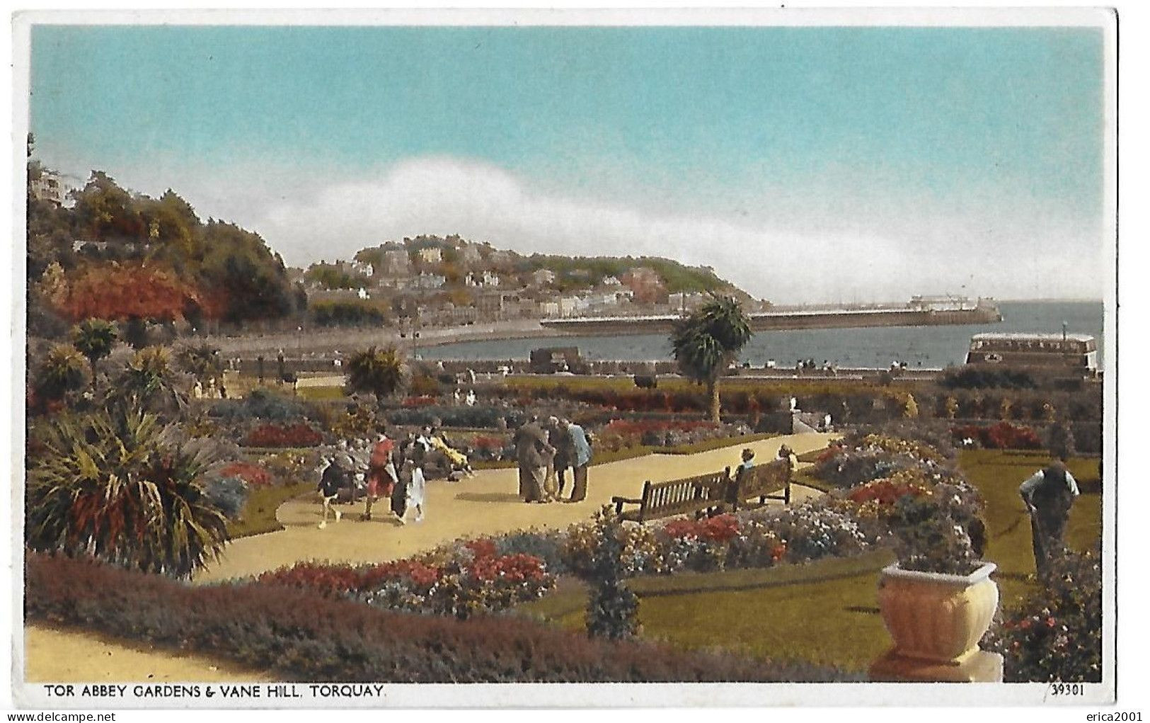 Torquay. Tor Abbey Gardens And Vane Hill. - Torquay