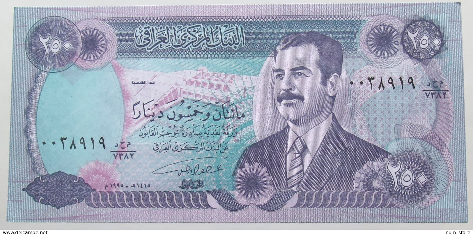 Iraq 250 Dinars 1995  #alb052 1057 - Irak