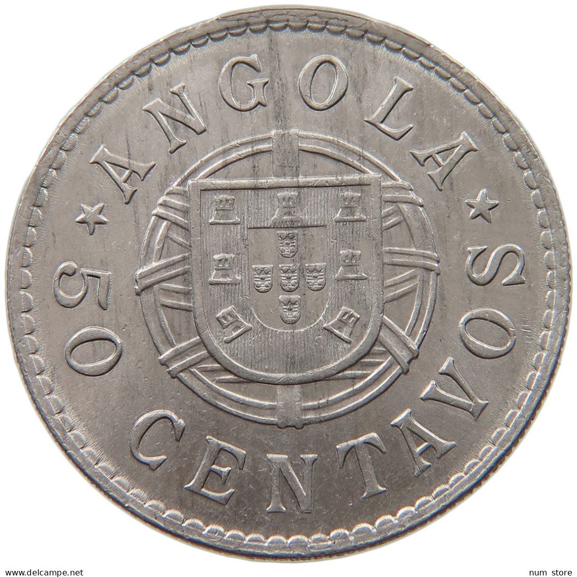 ANGOLA 50 CENTAVOS 1923  #t124 0395 - Angola