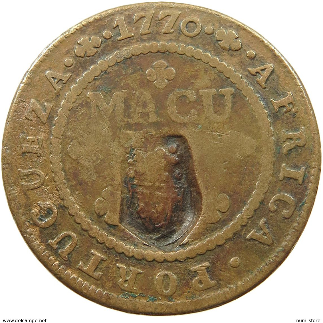 ANGOLA 1/2 MACUTA 1770 SELTEN #t108 0163 - Angola