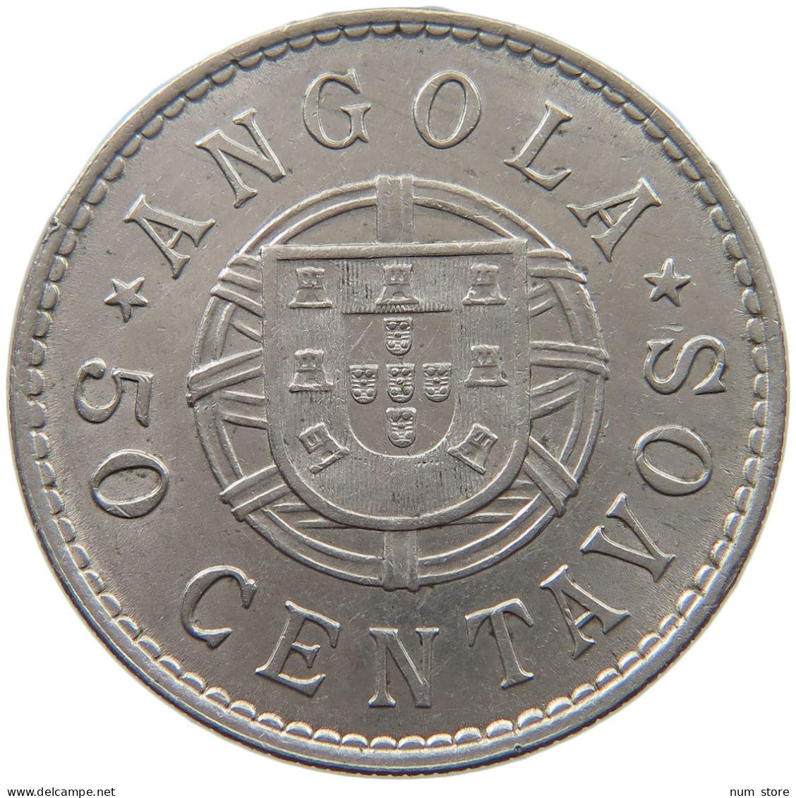 ANGOLA 50 CENTAVOS 1923  #t001 0231 - Angola