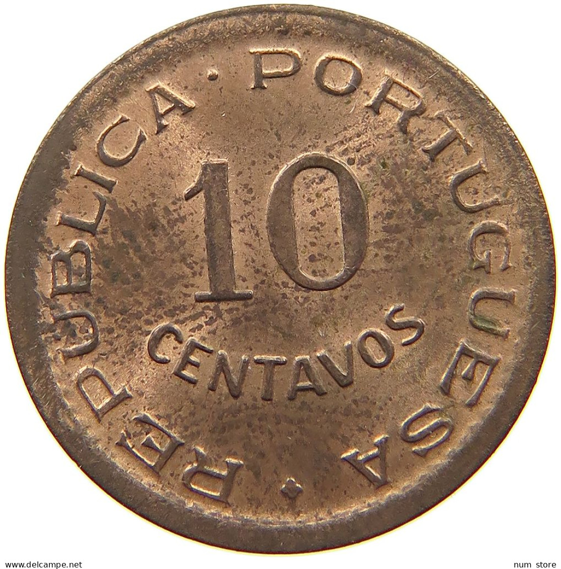 ANGOLA 10 CENTAVOS 1949  #s045 0157 - Angola