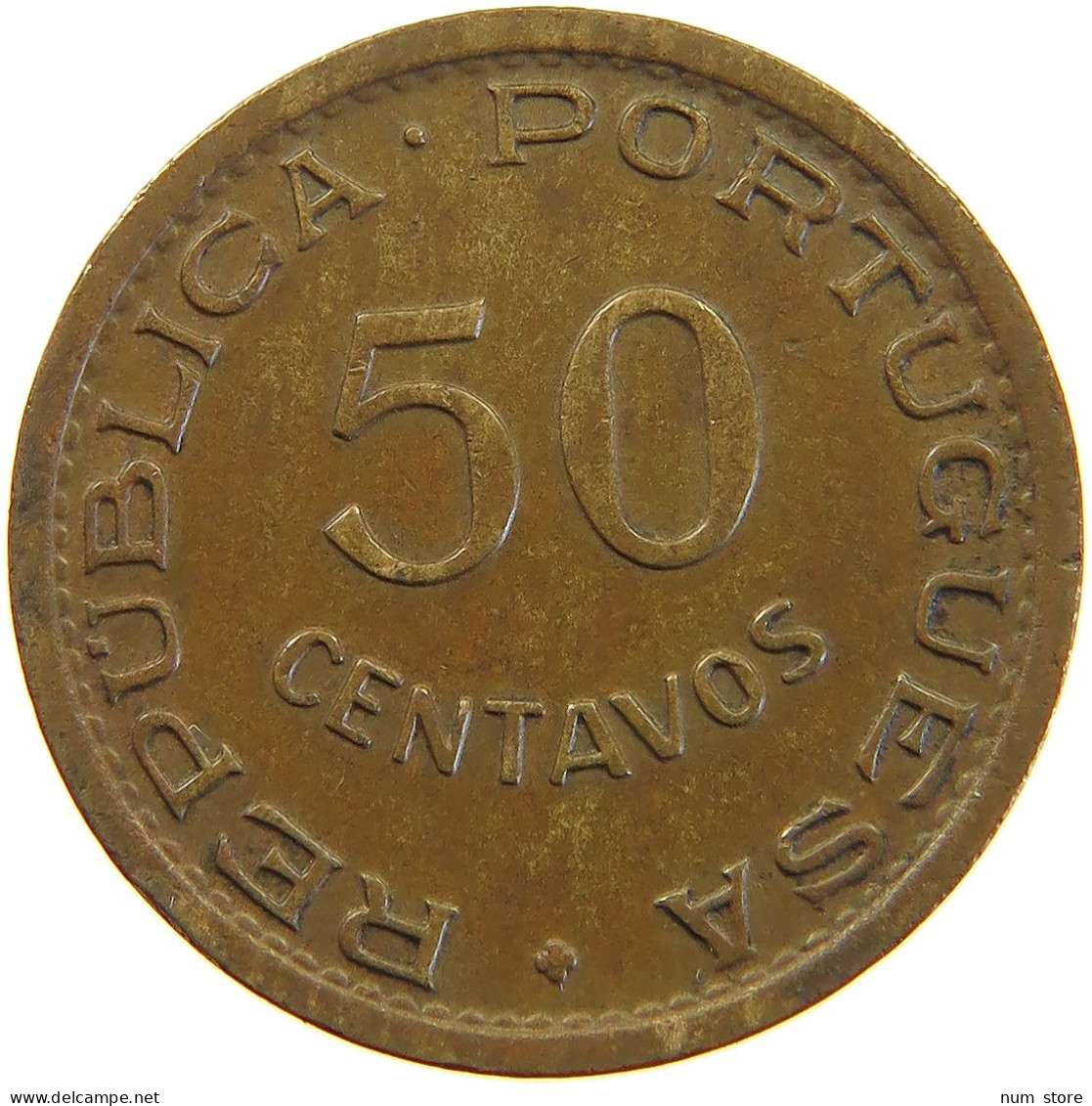 ANGOLA 50 CENTAVOS 1958  #c081 0447 - Angola