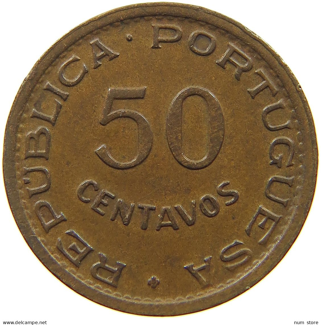 ANGOLA 50 CENTAVOS 1958  #a093 0473 - Angola