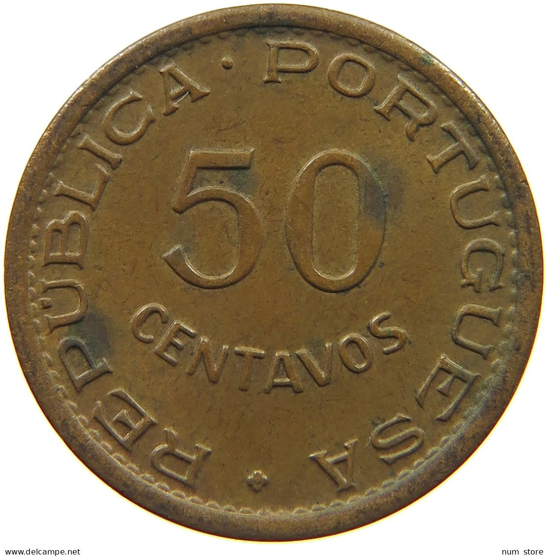 ANGOLA 50 CENTAVOS 1961  #c011 0231 - Angola