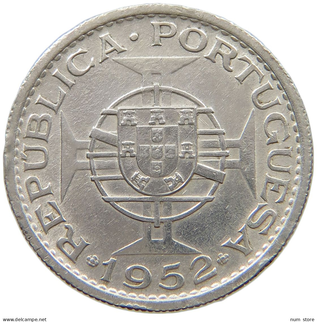 ANGOLA 10 ESCUDOS 1952  #a082 0345 - Angola