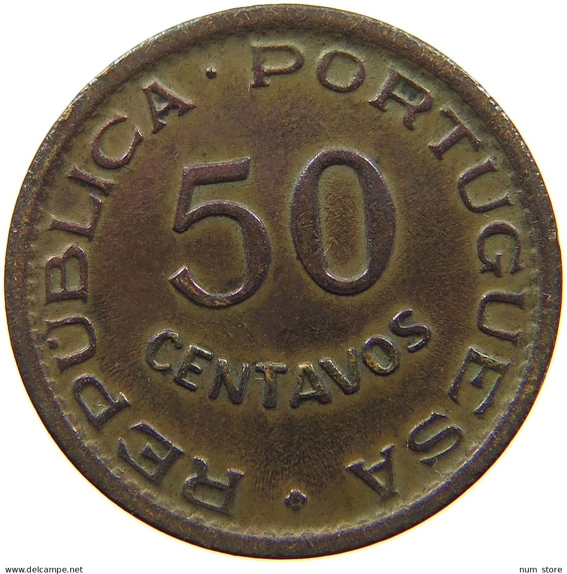 ANGOLA 50 CENTAVOS 1953  #a085 0725 - Angola