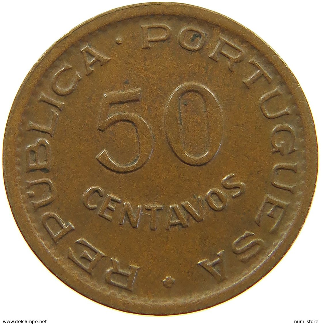 ANGOLA 50 CENTAVOS 1958  #a063 0321 - Angola