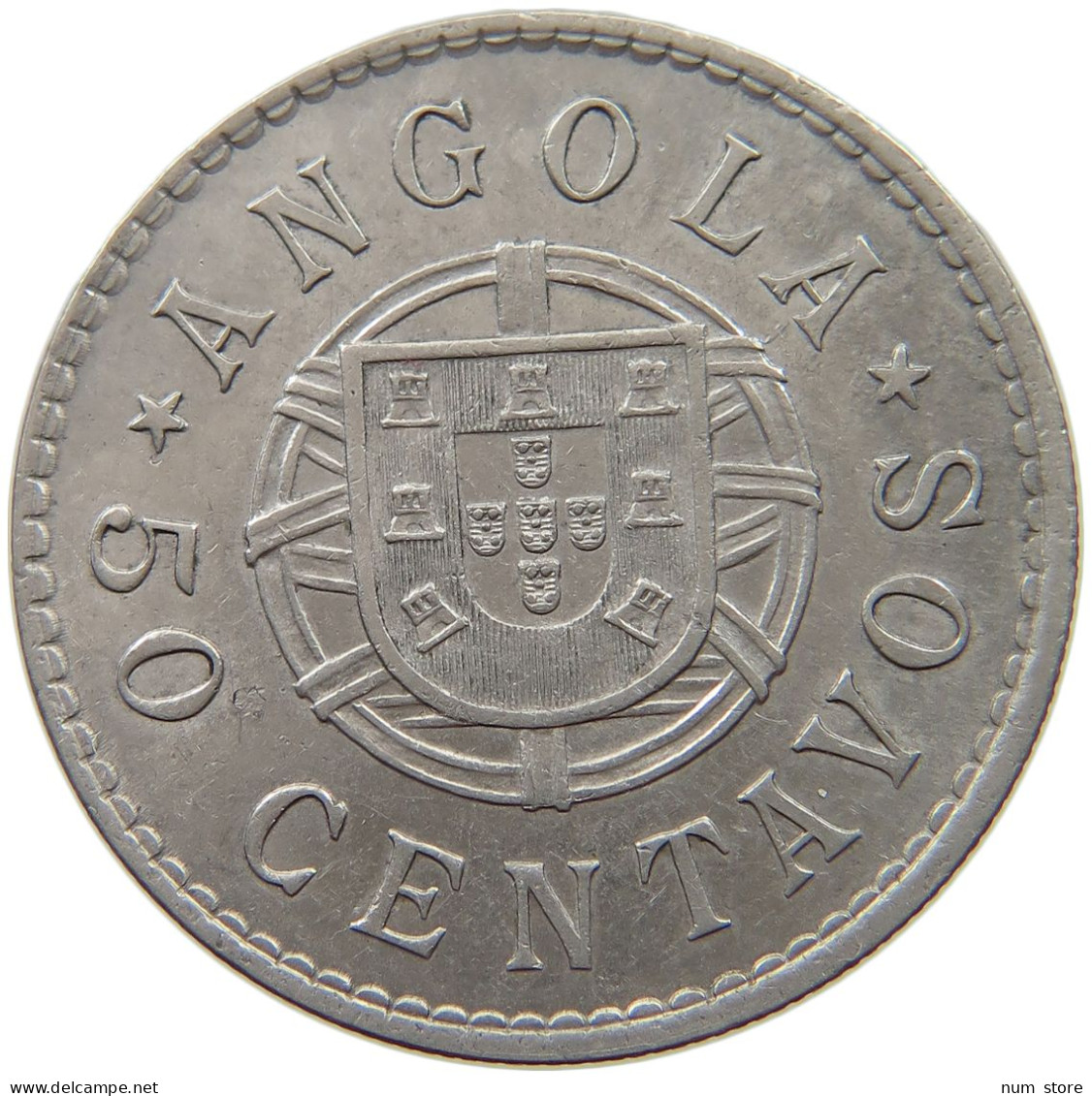 ANGOLA 50 CENTAVOS 1923  #a013 0771 - Angola