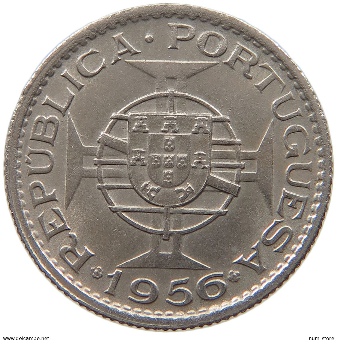 ANGOLA 2 1/2 ESCUDOS 1956  #a046 0415 - Angola