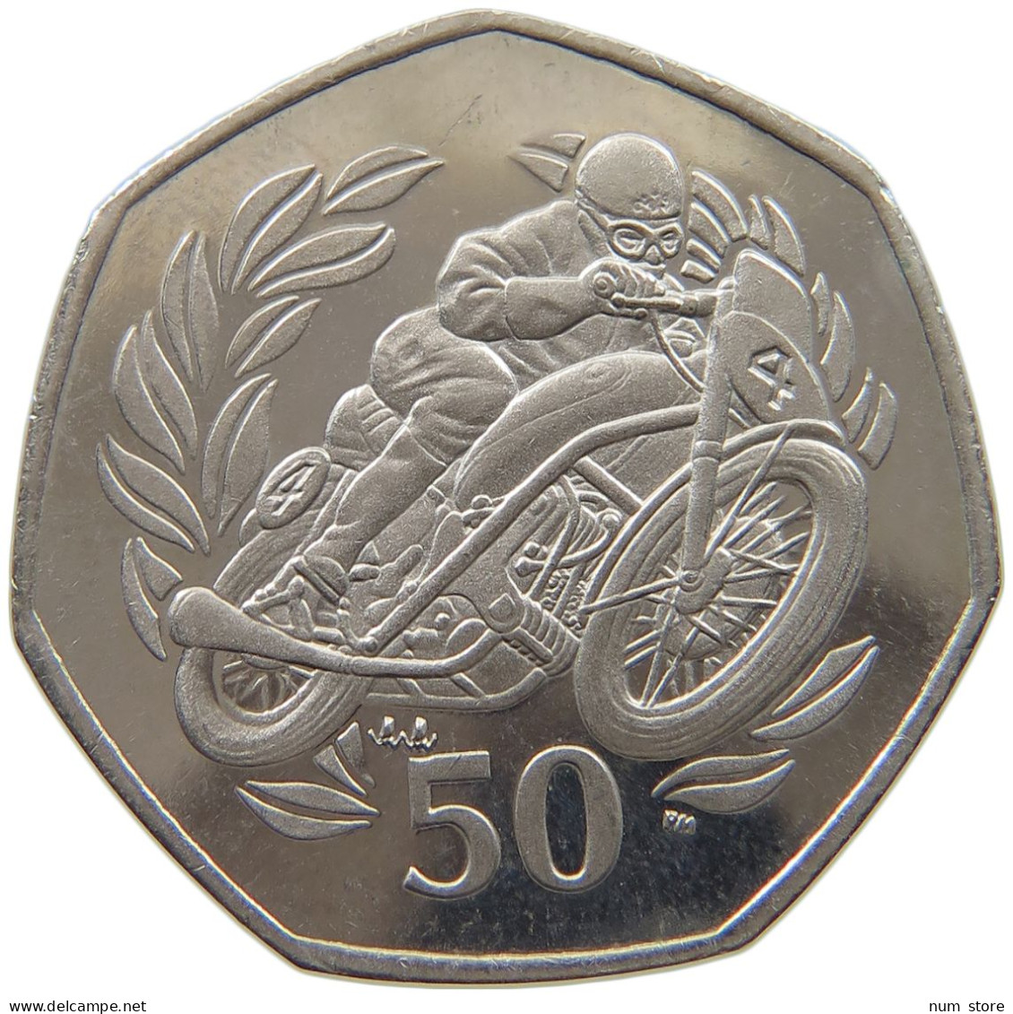 ISLE OF MAN 50 PENCE 1999  #t005 0071 - Île De  Man