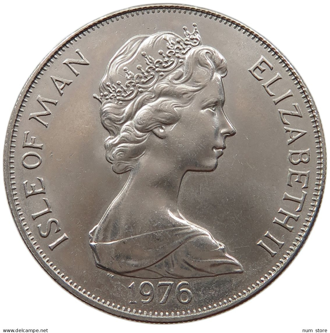 ISLE OF MAN CROWN 1976 Elizabeth II. (1952-2022) #s018 0027 - Île De  Man