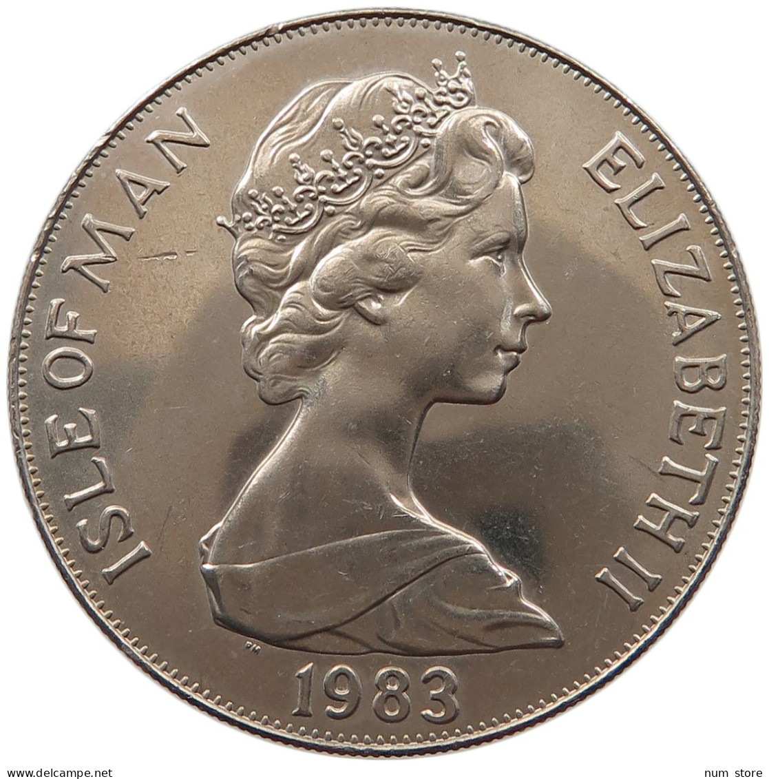 ISLE OF MAN CROWN 1983 Elizabeth II. (1952-2022) #s023 0457 - Île De  Man