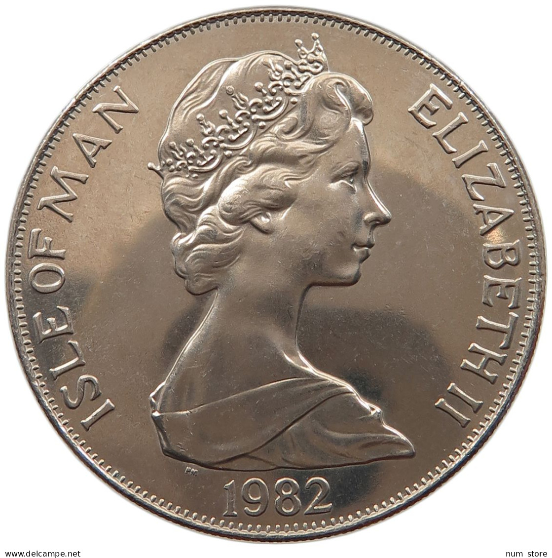 ISLE OF MAN CROWN 1982 Elizabeth II. (1952-2022) #s023 0455 - Île De  Man