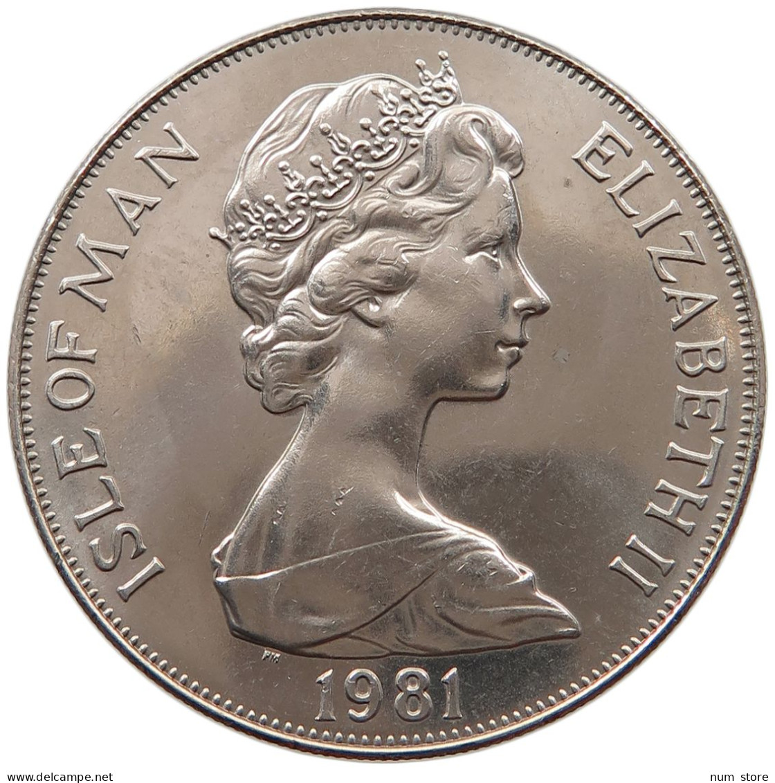 ISLE OF MAN CROWN 1981 Elizabeth II. (1952-2022) #s023 0459 - Île De  Man