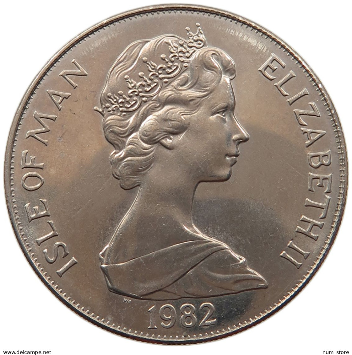 ISLE OF MAN CROWN 1982 Elizabeth II. (1952-2022) #s023 0447 - Île De  Man