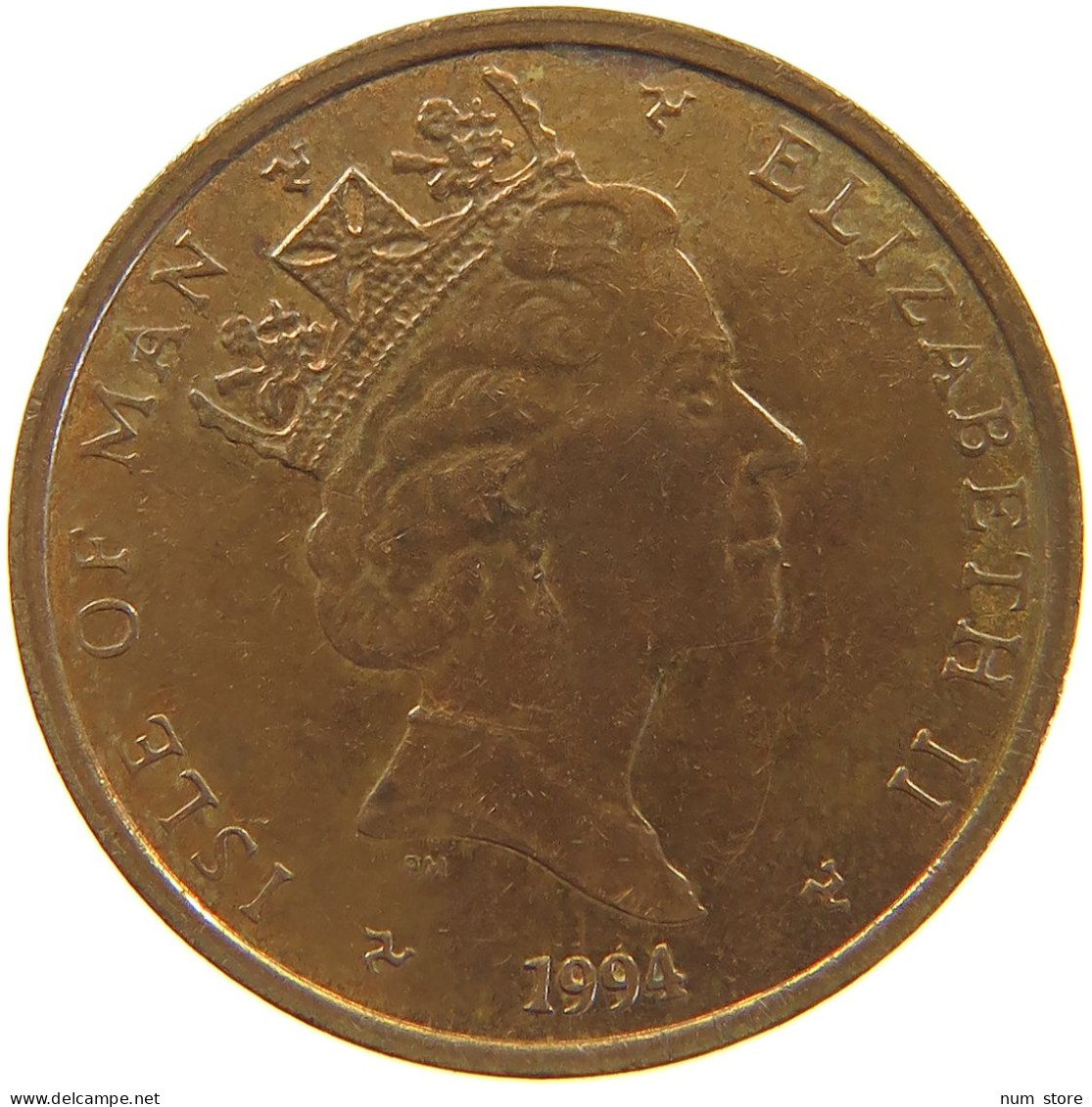 ISLE OF MAN PENNY 1994 Elizabeth II. (1952-2022) #c041 0449 - Isle Of Man