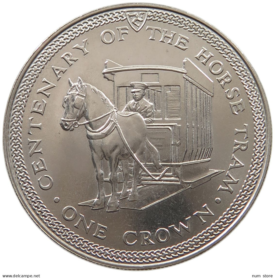 ISLE OF MAN CROWN 1976 Elizabeth II. (1952-2022) #c034 0255 - Isle Of Man