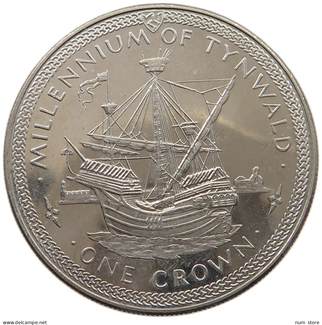 ISLE OF MAN CROWN 1979 Elizabeth II. (1952-2022) #c005 0145 - Isle Of Man