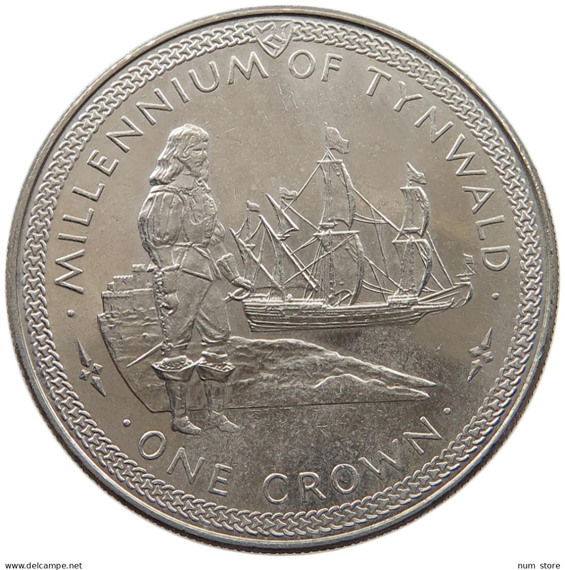 ISLE OF MAN CROWN 1979 Elizabeth II. (1952-2022) #c005 0127 - Isle Of Man