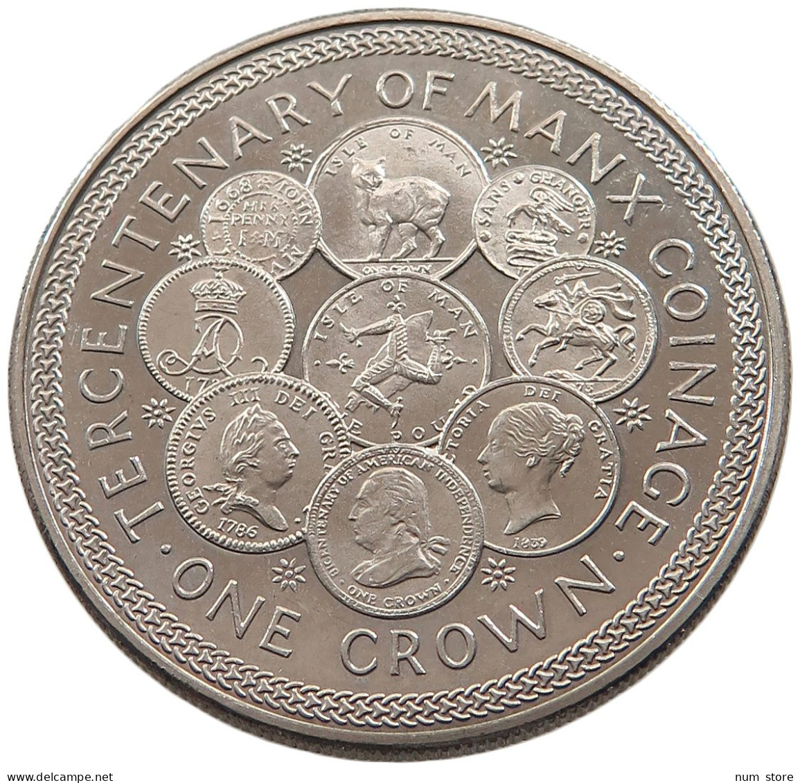 ISLE OF MAN CROWN 1979  Elizabeth II. (1952-2022) #alb064 0385 - Isle Of Man